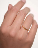 Δαχτυλίδι Lime Blush Ασήμι 925 Επιχρυσωμένο PDPAOLA AN01-194-12