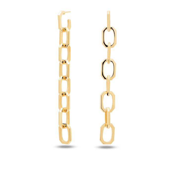 Σκουλαρίκια PD Paola Signature Chain Gold Plated AR01-418-U