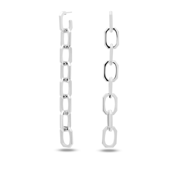 Σκουλαρίκια PD Paola Signature Chain Ασήμι 925 AR02-418-U