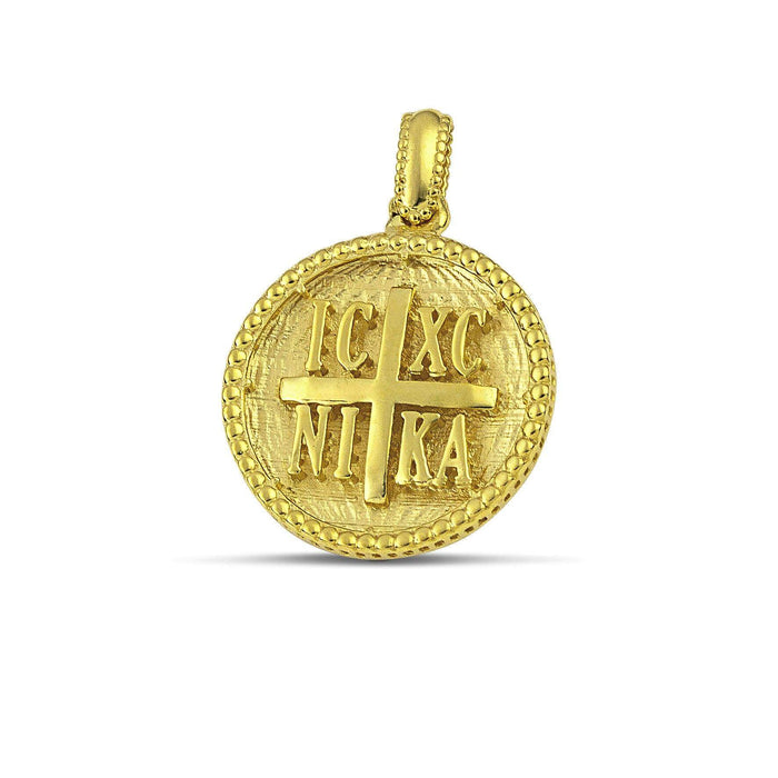 Κωνσταντινάτο μενταγιόν χρυσό Κ14 CT0203.029