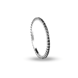 Δαχτυλίδι Ολόβερο Ασήμι 925 Επιπλατινωμένο PDPAOLA AN02-348-14