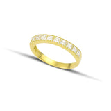 Χρυσό δαχτυλίδι Κ14 Μισόβερο