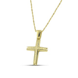 Ανδρικός βαπτιστικός σταυρός από χρυσό Κ14