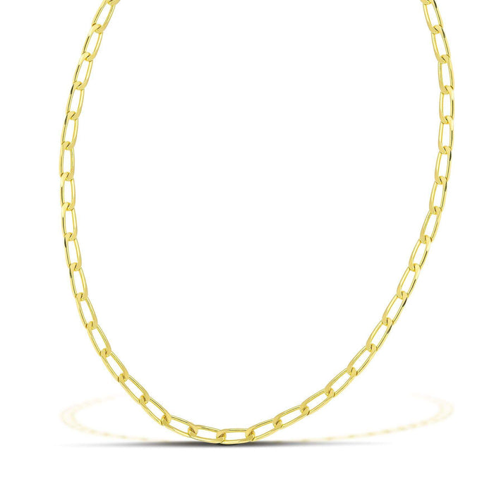 Χοντρή αλυσίδα λαιμού για άντρα από ασήμι 925, επιχρυσωμένη.