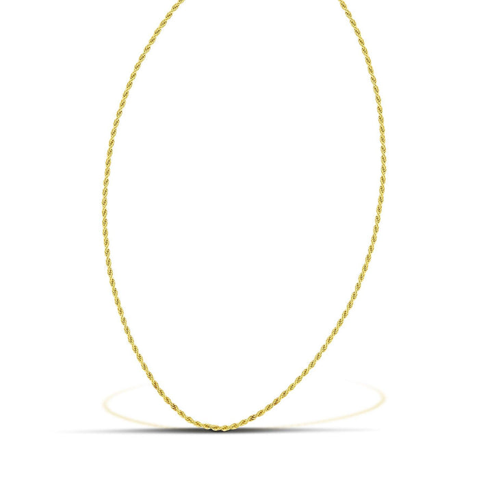 Στριφτή αλυσίδα λαιμού για άντρα, από ασήμι 925 επιχρυσωμένο. 