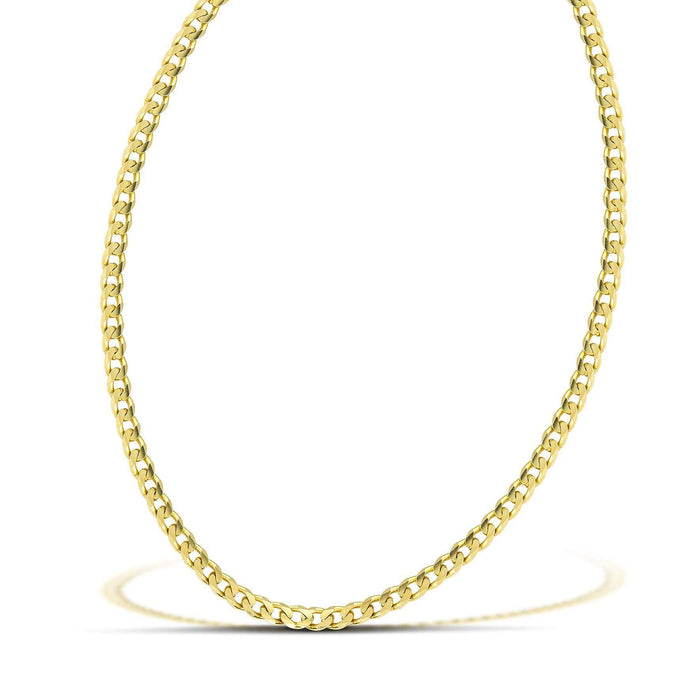 Χοντρή αλυσίδα ασημένια επιχρυσωμένη για άντρα.