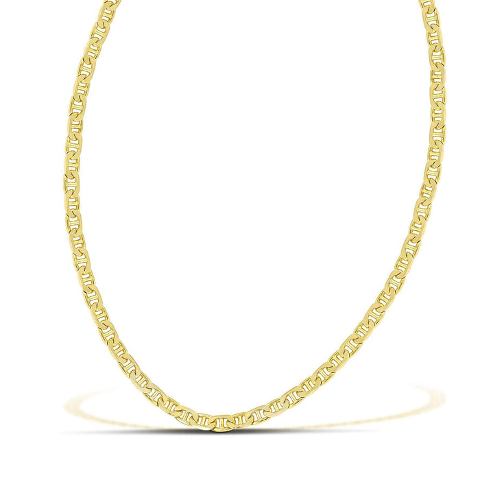 Ανδρική αλυσίδα λαιμού από ασήμι 925 επιχρυσωμένο. 