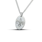Ασημένιο Κολιέ 925 Fleur De Lis NL169
