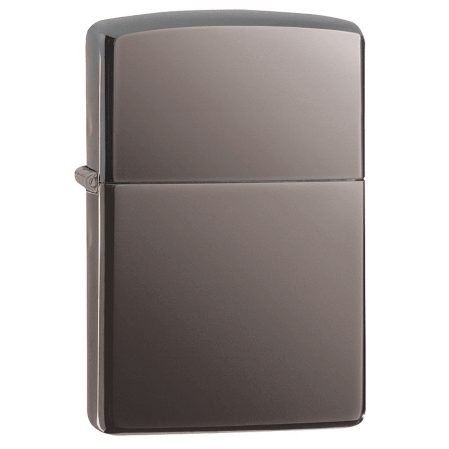 Αντιανεμικός αναπτήρας Zippo Black Ice 150 σε γκρι σκούρο χρώμα και γυαλιστερή υφή με δυνατότητα χαράγματος για ένα προσωποποιημένο δώρο.
