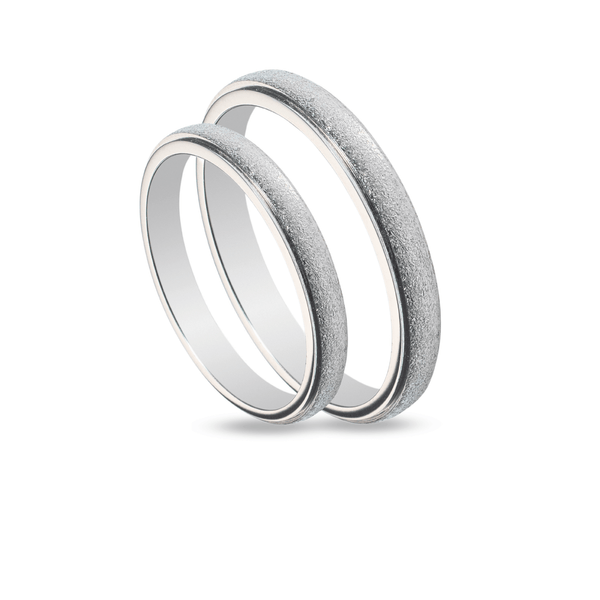 Βέρες Σετ Λευκόχρυσες MASCHIO FEMMINA SL67 - themelidisjewels