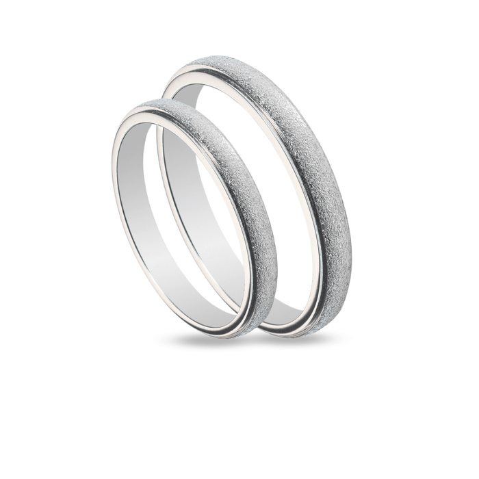 Βέρες Σετ Λευκόχρυσες MASCHIO FEMMINA SL67 - themelidisjewels