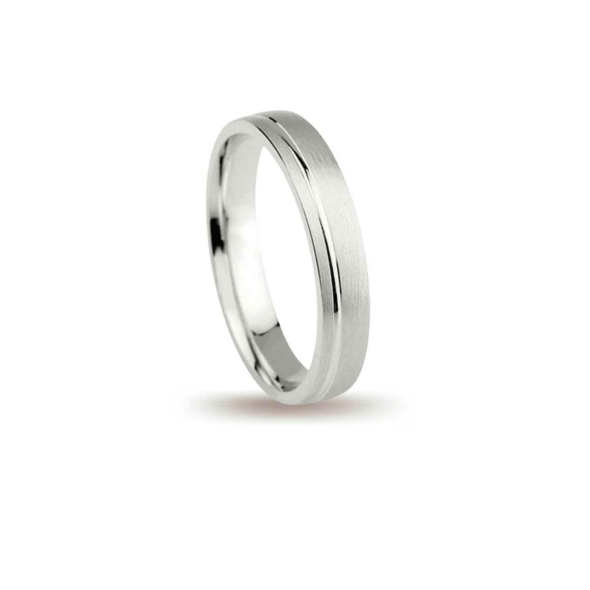 Βέρες Σετ Λευκόχρυσες Σαγρέ MASCHIO FEMMINA 019-E - themelidisjewels