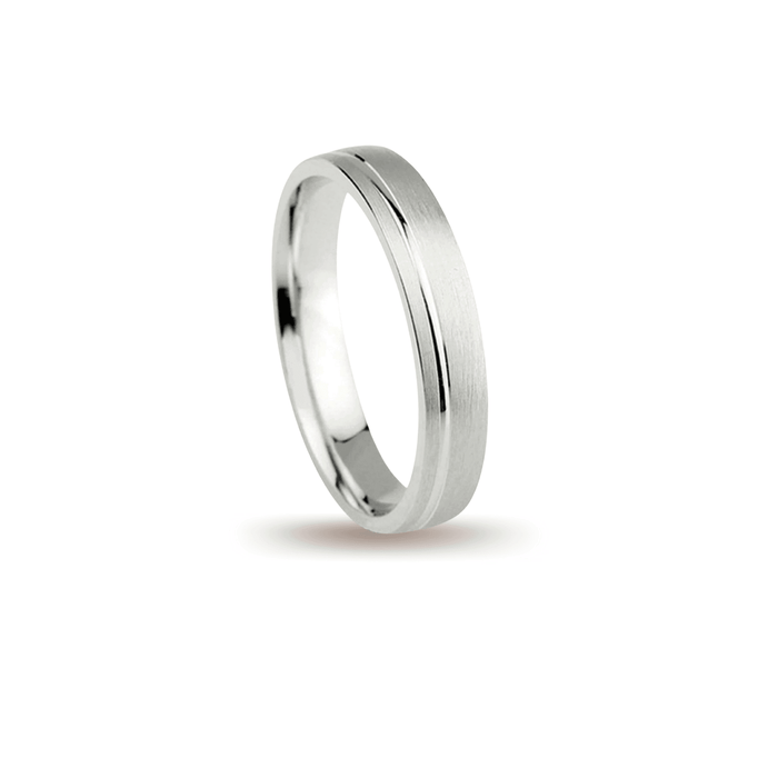 Βέρες Σετ Λευκόχρυσες Σαγρέ MASCHIO FEMMINA 019-E - themelidisjewels