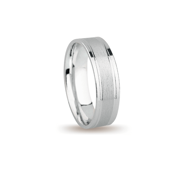 Βέρες Σετ Λευκόχρυσες Σαγρέ MASCHIO FEMMINA 029-E - themelidisjewels