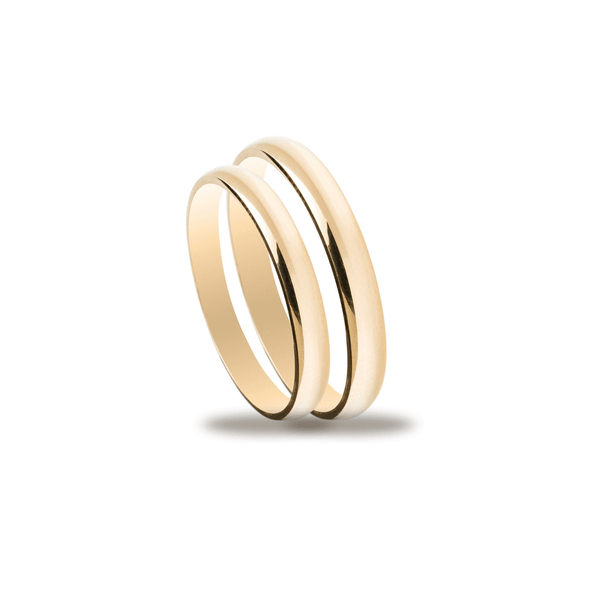 Βέρες Σετ Χρυσές MASCHIO FEMMINA SL03 - themelidisjewels