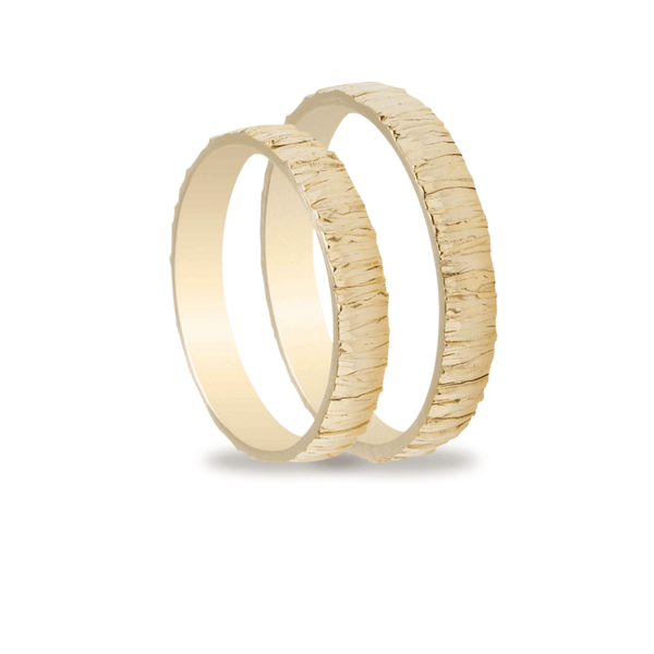 Βέρες Σετ Χρυσές Σαγρέ MASCHIO FEMMINA TMF-38 - themelidisjewels