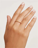 Δαχτυλίδι White Essential Ασήμι 925 Επιχρυσωμένο PDPAOLA AN01-347-14 - themelidisjewels