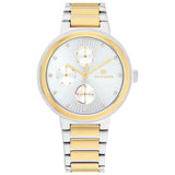 Γυναικείο ρολόι Tommy Hilfiger Joy 1782534, με δίχρωμο μπρασελέ σε ασημί-χρυσό χρώμα από ανοξείδωτο ατσάλι και ασημί καντράν με χρονογράφους.