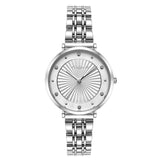 Γυναικείο ρολόι Vogue New Bliss 2020815381 με ασημί ατσάλινο μπρασελέ και ασημί καντράν διαμέτρου 32mm με ζιργκόν.