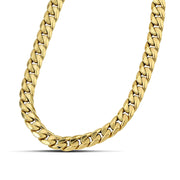 Γυναικείο χρυσό κολιέ αλυσίδα χοντρή 14Κ με φαρδιούς κρίκους NL126 - βίντεο.