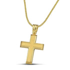 Βαπτιστικός Σταυρός για Κορίτσι CS034 Χρυσός 14K Κλασικός