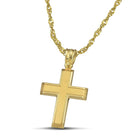 Βαπτιστικός Σταυρός για Κορίτσι CS034 Χρυσός 14K Κλασικός