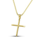Βαπτιστικός Σταυρός για Κορίτσι CS009 Χρυσός 14K Κλασικός Λουστρέ