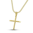 Βαπτιστικός Σταυρός για Κορίτσι CS009 Χρυσός 14K Κλασικός Λουστρέ