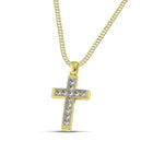 Βαπτιστικός Σταυρός για Κορίτσι MCS078 Χρυσός 14K με Λαμπερά Ζιργκόν