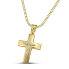 Βαπτιστικός Σταυρός για Κορίτσι CS017 Χρυσός 14K με Ζιργκόν