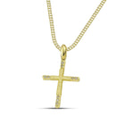 Βαπτιστικός Σταυρός για Κορίτσι MCS093 Χρυσός 14K με Ζιργκόν