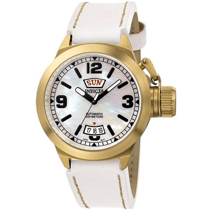 INVICTA Corduba White Leather Strap 3811 - themelidisjewels