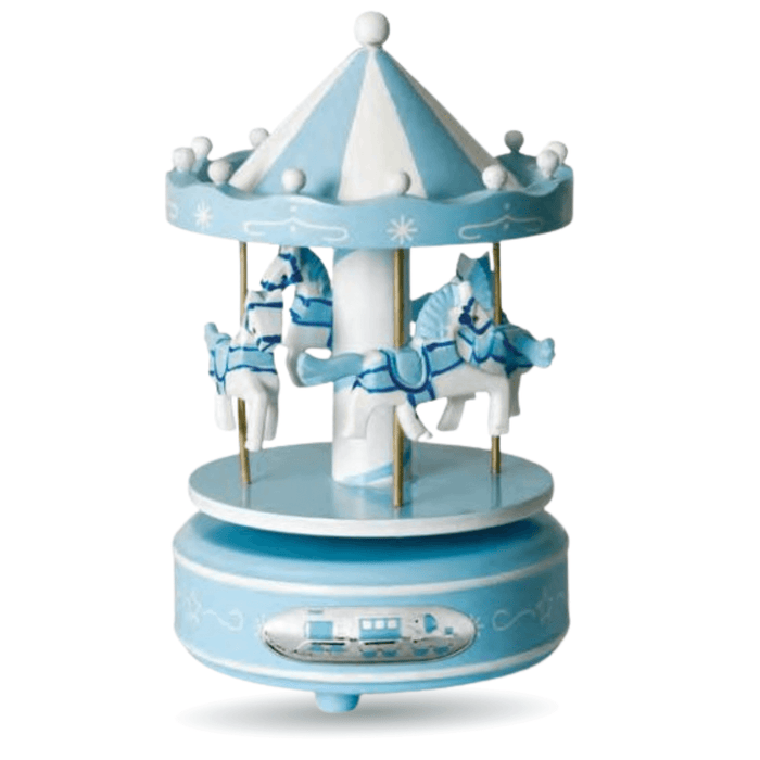 Καρουζέλ Μπλε Με Αλογάκια - themelidisjewels