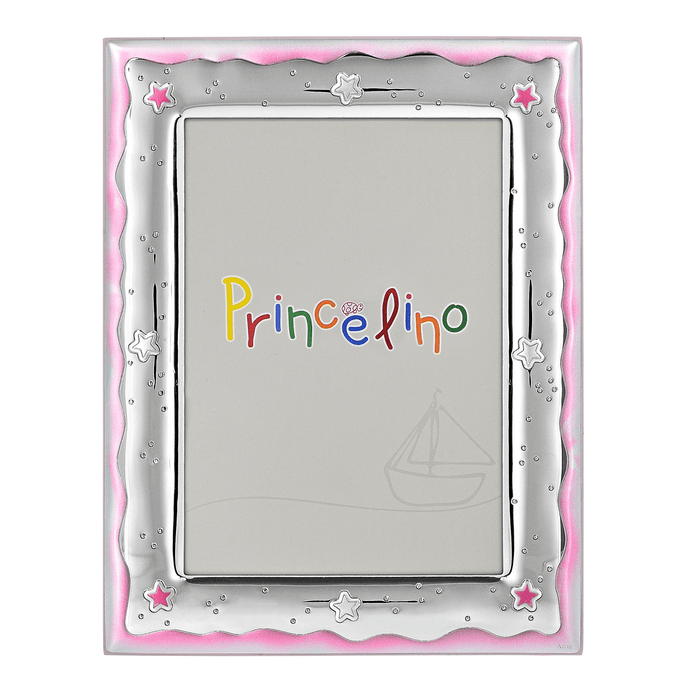 Κορνίζα Παιδική Ροζ με Αστεράκια KO1001.021