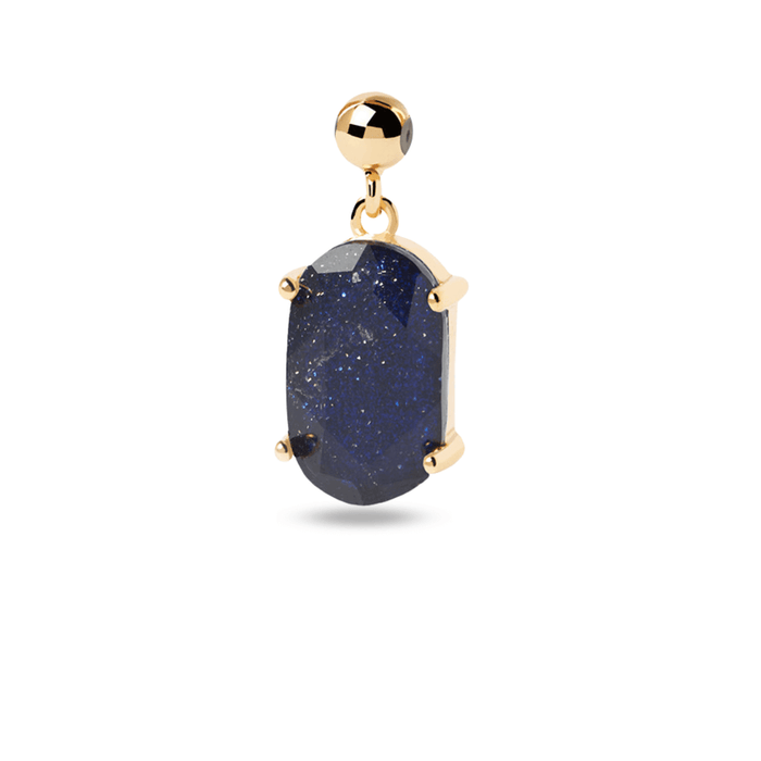 PD Paola Blue Sandstone Luck Charm CH01-011-U