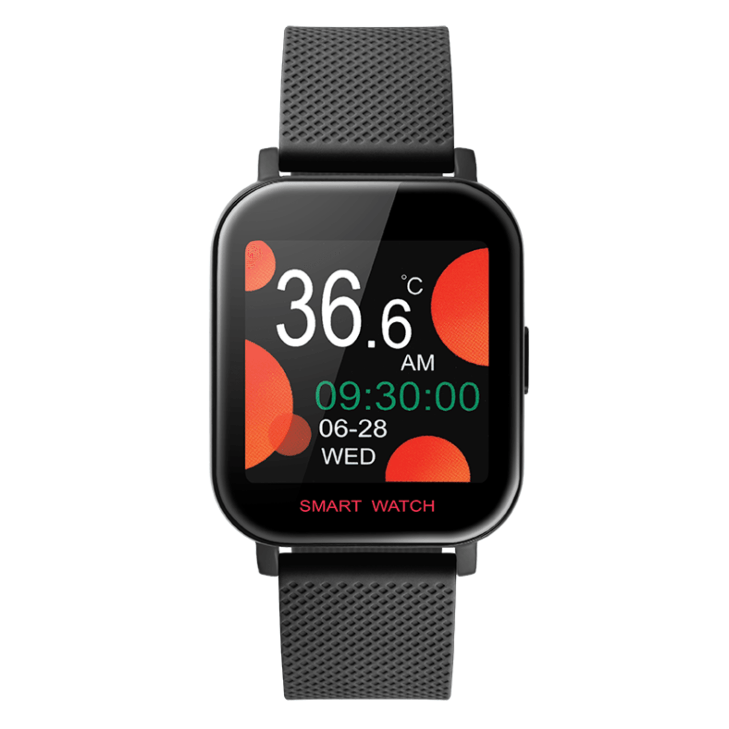 Ρολόι Smartwatch DAS4 SL44 203050231 με μαύρο λουράκι σιλικόνης. 