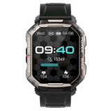 Ρολόι Smartwatch DAS4 SG35 203065031, με μαύρο λουράκι σιλικόνης. 