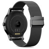 Ρολόι Smartwatch DAS4 Black Steel SL20 203075040, με μαύρο μπρασελέ, πίσω όψη. Διαθέτει πολλαπλές λειτουρίες.