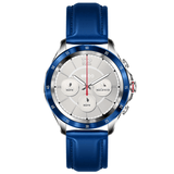 Ρολόι Smartwatch DAS4 SQ22 203065011 με μπλε δερμάτινο λουράκι.