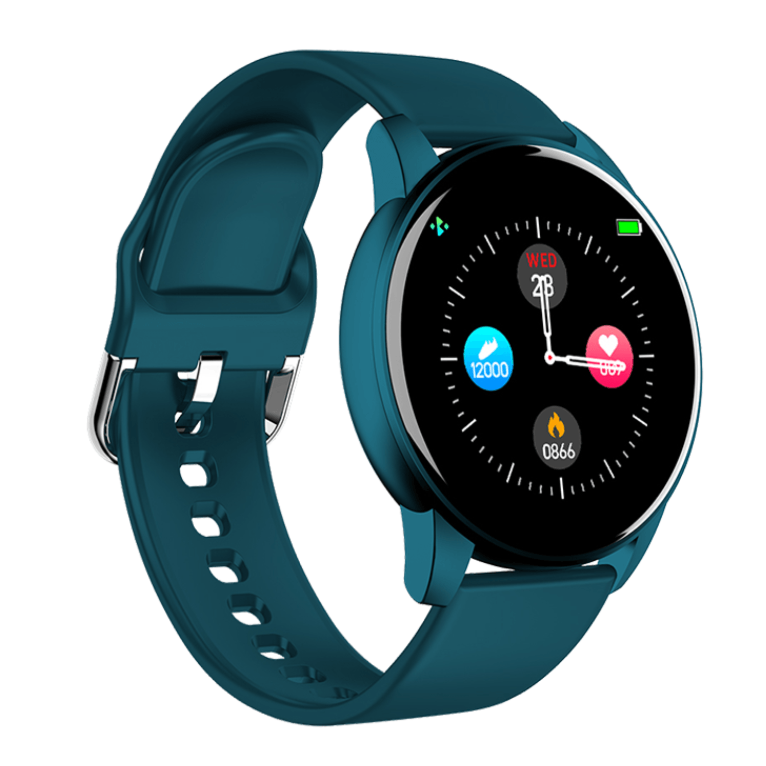 Ρολόι Smartwatch DAS4 SG60 203050264με μπλε πετρόλ λουράκι σιλικόνης.
