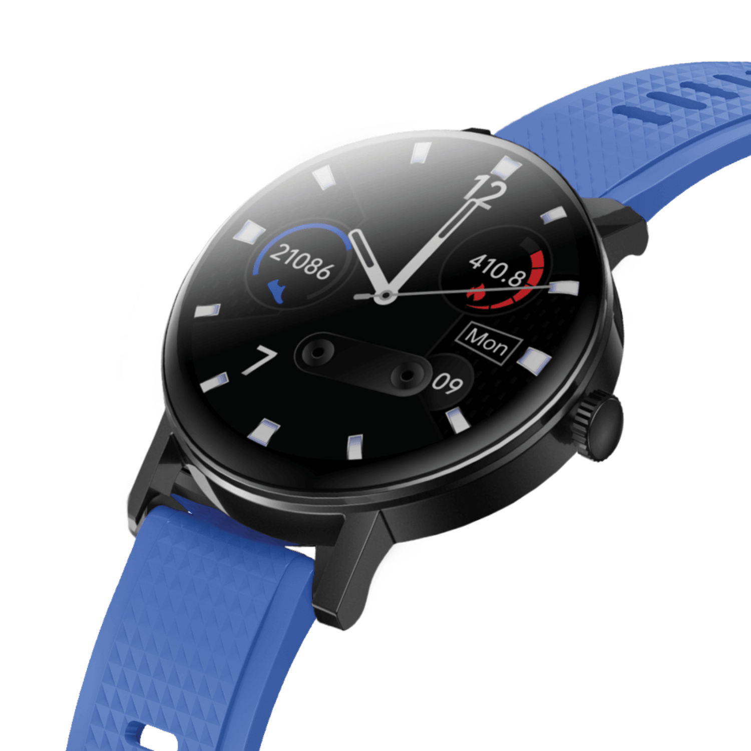 Ρολόι Smartwatch DAS4 SU10 203095012 με μπλε λουράκι σιλικόνης.
