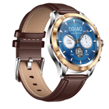 Ρολόι Smartwatch DAS4 SQ22 203065012 με καφέ δερμάτινο λουράκι.
