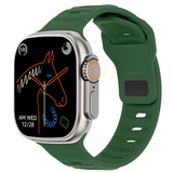 Ρολόι Smartwatch DAS4 SU08 203065024, με πράσινο λουράκι από σιλικόνη.