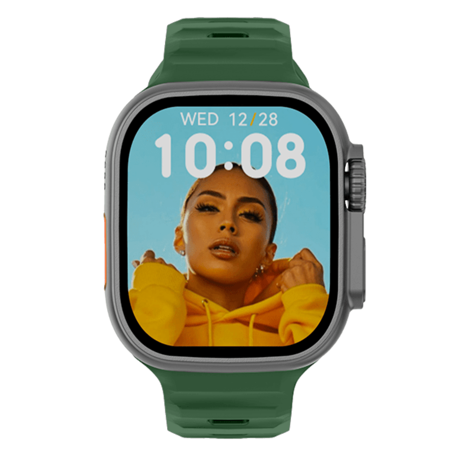 Ρολόι Smartwatch DAS4 SU08 203065028 με πράσινο λουράκι σιλικόνης.