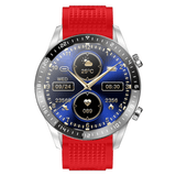Ρολόι Smartwatch DAS4 SL13 203050317, με κόκκινο λουράκι σιλικόνης. 