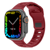 Ρολόι Smartwatch DAS4 SU08 203065027 με κόκκινο λουράκι σιλικόνης.
