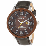 SECTOR Brown Leather Strap R3251119005