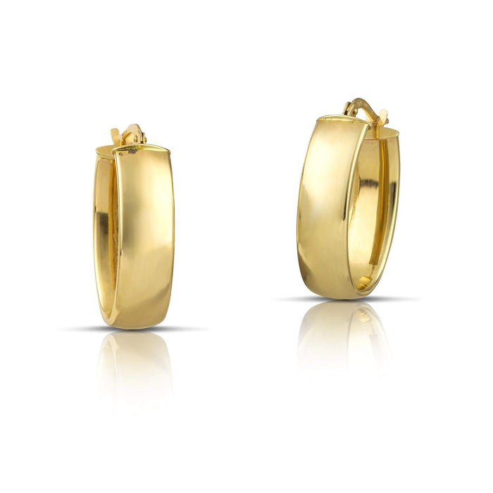 Σκουλαρίκια χρυσά Κ14 κρίκοι