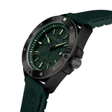 Ανδρικό ρολόι Timberland Carrigan TDWGN2102903 με πράσινο καουτσούκ λουράκι και πράσινο καντράν διαμέτρου 4mm με ένδειξη ημερομηνίας.