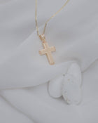 Βαπτιστικός Σταυρός για Κορίτσι CS034 Χρυσός 14K Κλασικός